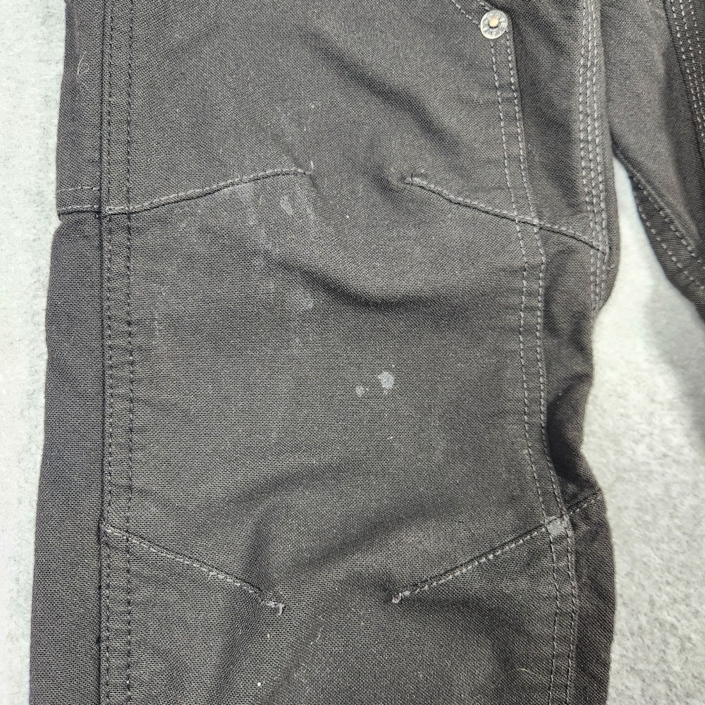 Dovetail Pants Womens 0 (26x30) Black Britt Utility Double Knee Work Cordura - Picture 10 of 15